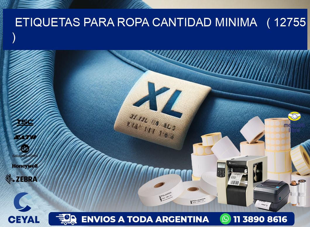 ETIQUETAS PARA ROPA CANTIDAD MINIMA   ( 12755 )
