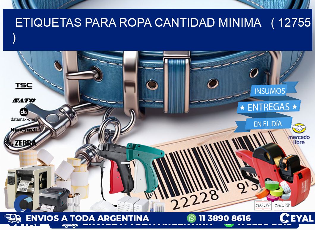 ETIQUETAS PARA ROPA CANTIDAD MINIMA   ( 12755 )