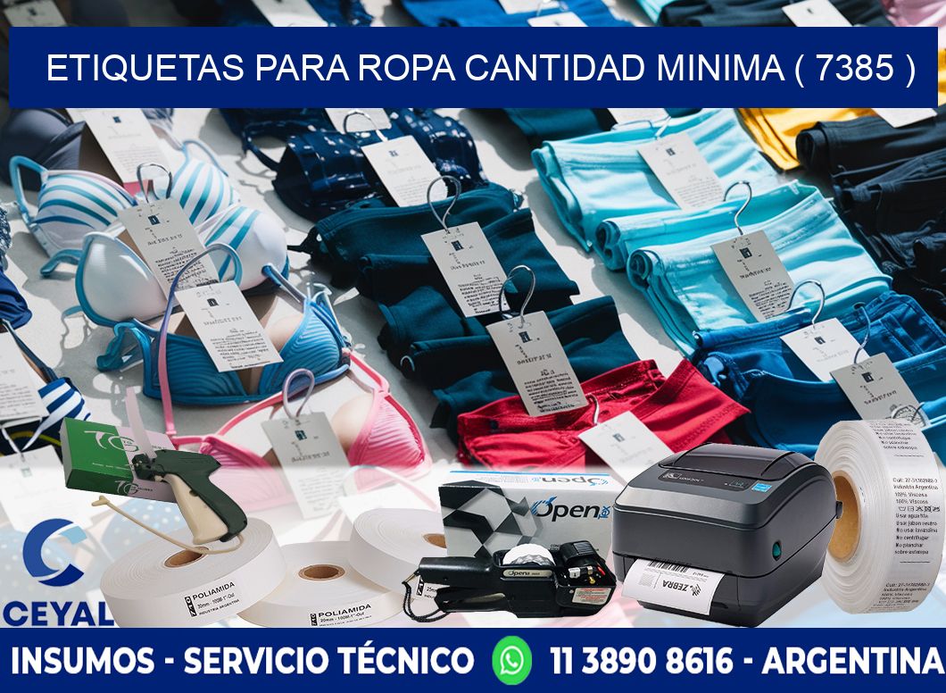ETIQUETAS PARA ROPA CANTIDAD MINIMA ( 7385 )