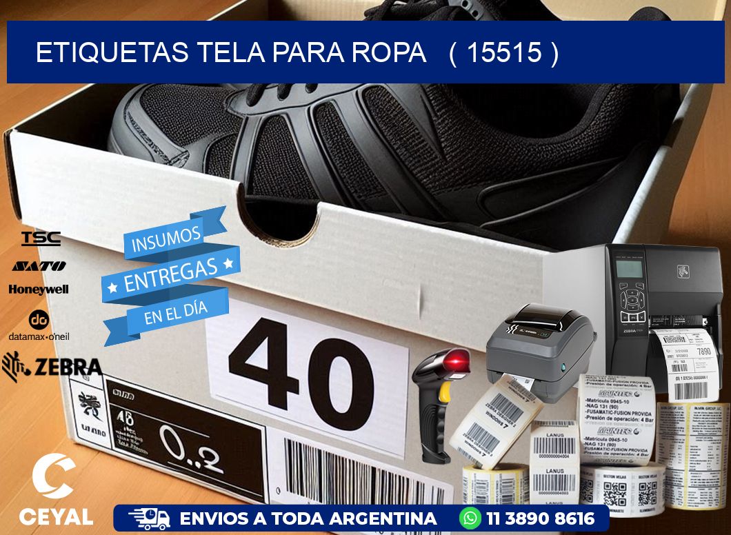 ETIQUETAS TELA PARA ROPA   ( 15515 )