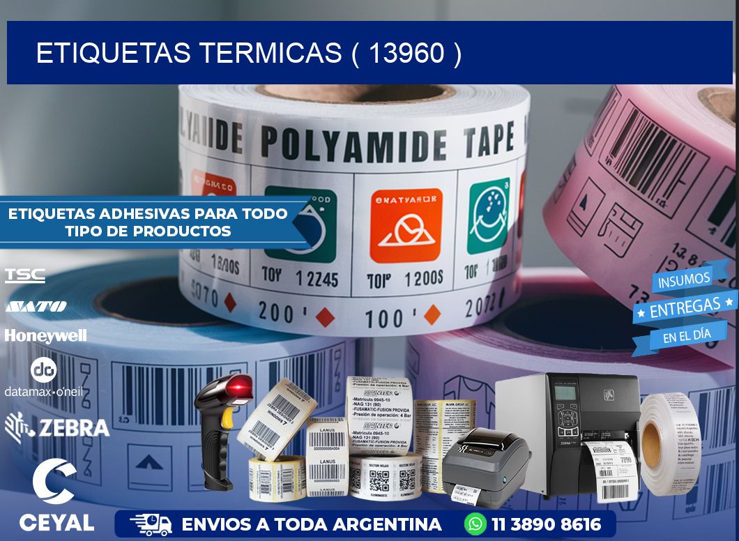ETIQUETAS TERMICAS ( 13960 )