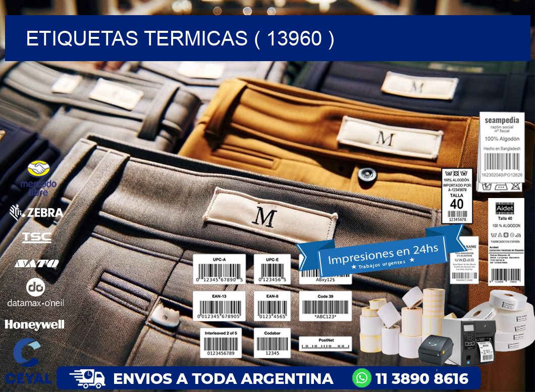 ETIQUETAS TERMICAS ( 13960 )