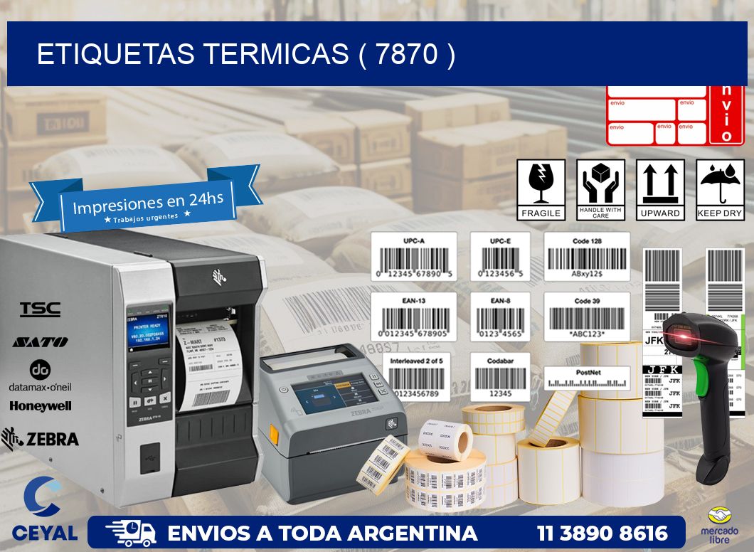 ETIQUETAS TERMICAS ( 7870 )