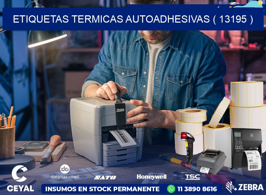 ETIQUETAS TERMICAS AUTOADHESIVAS ( 13195 )