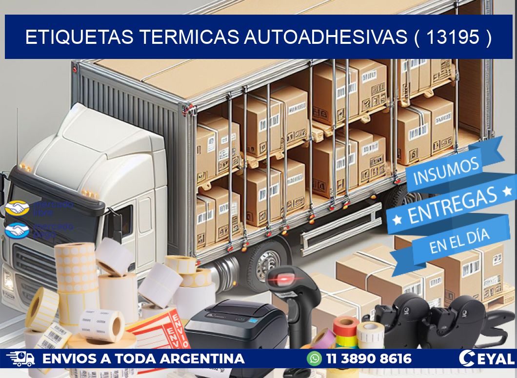 ETIQUETAS TERMICAS AUTOADHESIVAS ( 13195 )