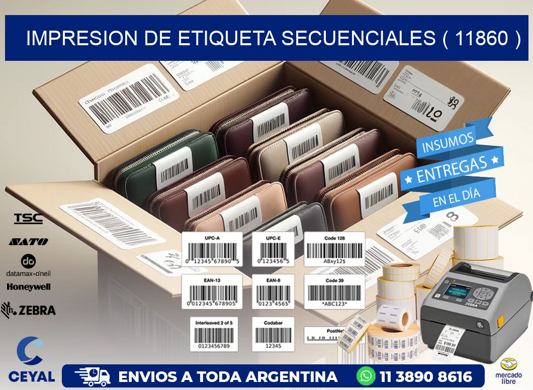 IMPRESION DE ETIQUETA SECUENCIALES ( 11860 )