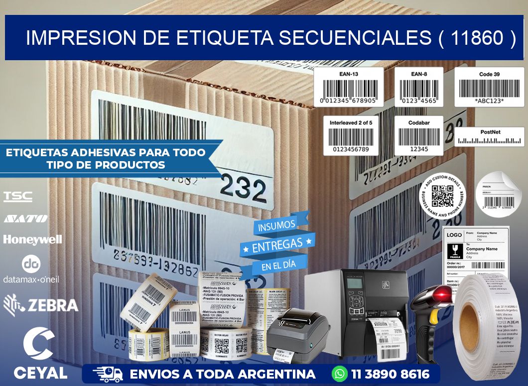 IMPRESION DE ETIQUETA SECUENCIALES ( 11860 )