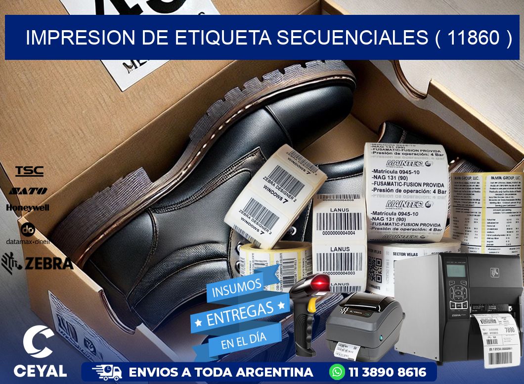 IMPRESION DE ETIQUETA SECUENCIALES ( 11860 )