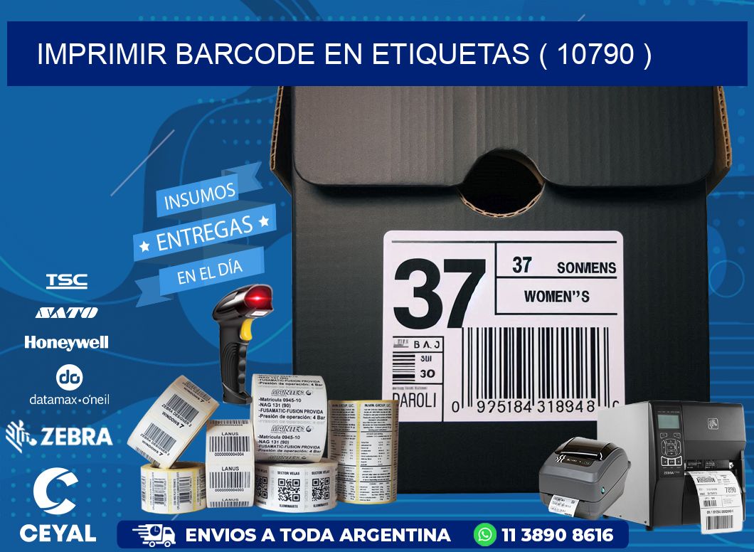 IMPRIMIR BARCODE EN ETIQUETAS ( 10790 )