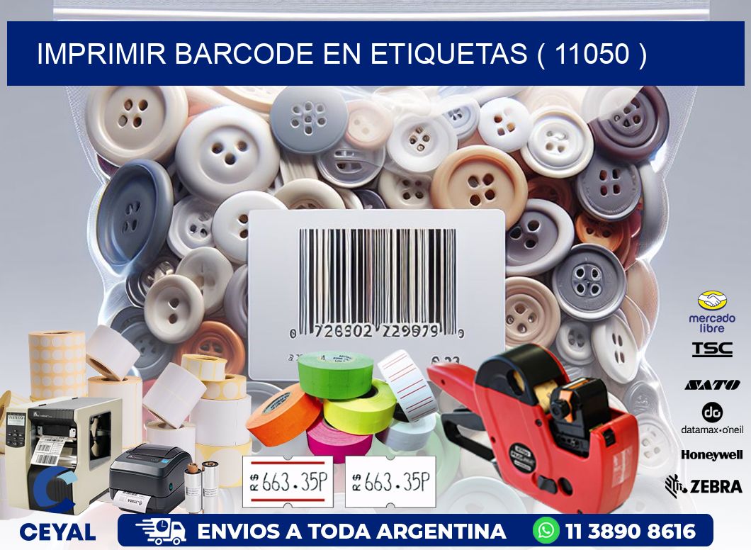 IMPRIMIR BARCODE EN ETIQUETAS ( 11050 )