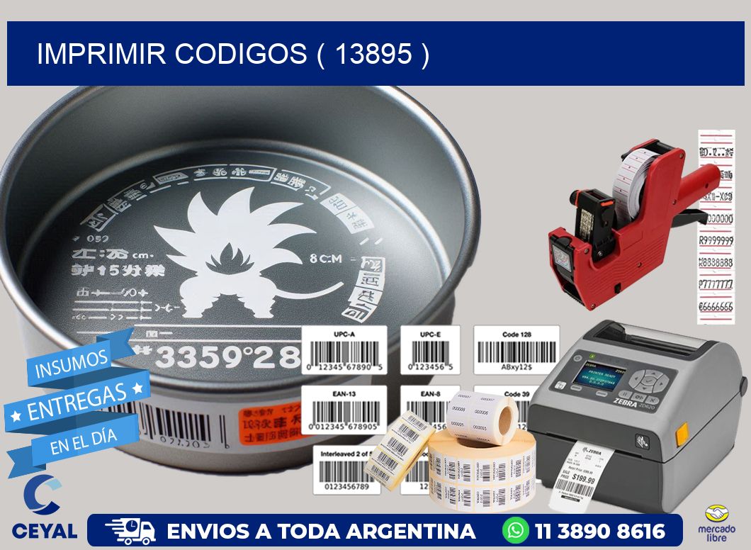 IMPRIMIR CODIGOS ( 13895 )