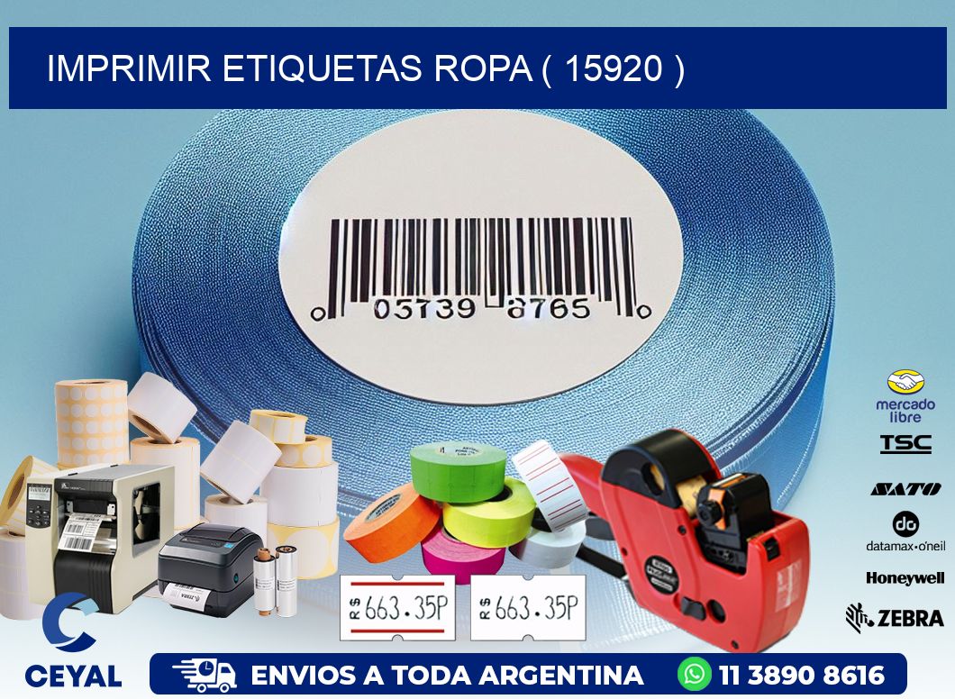 IMPRIMIR ETIQUETAS ROPA ( 15920 )
