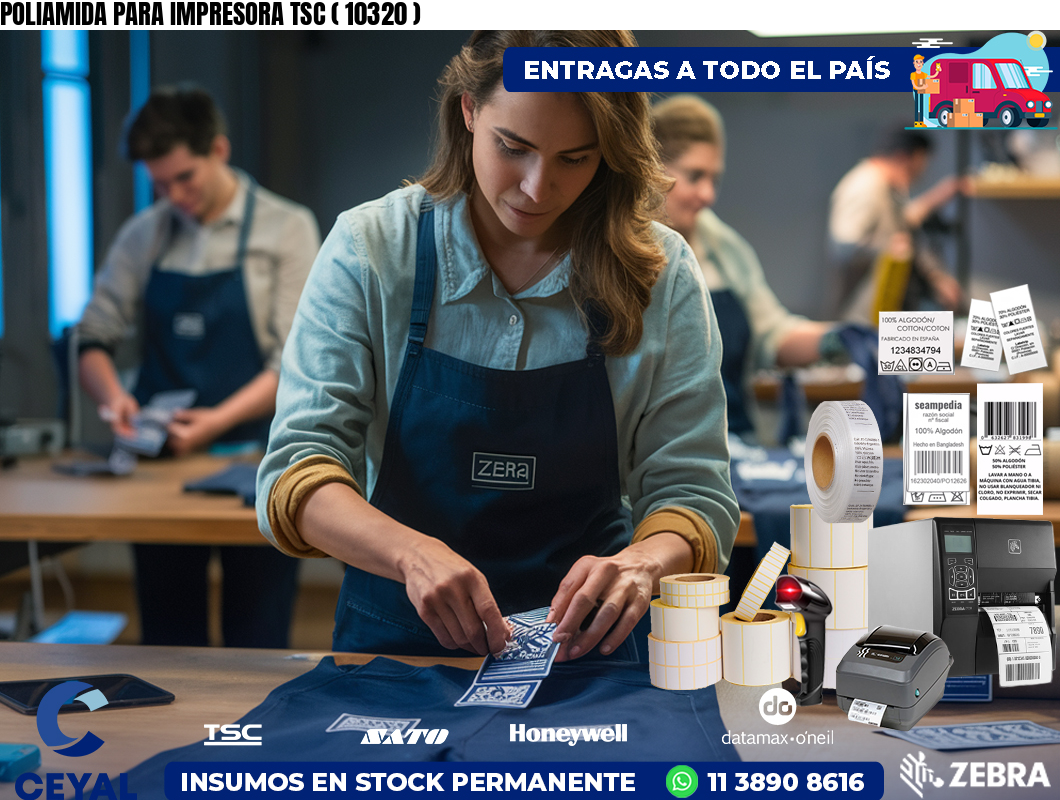 POLIAMIDA PARA IMPRESORA TSC ( 10320 )