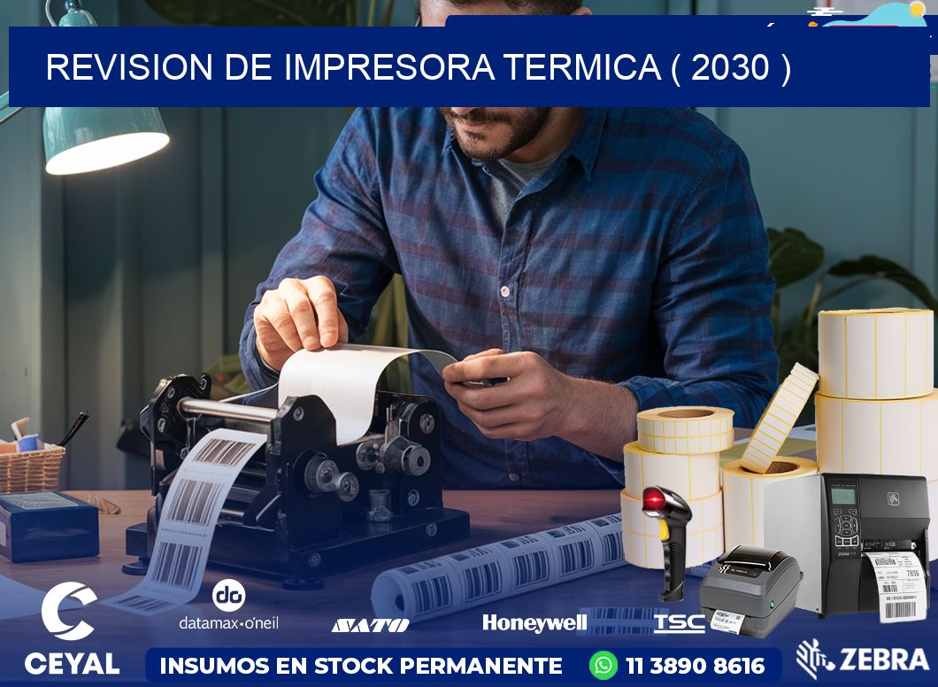 REVISION DE IMPRESORA TERMICA ( 2030 )