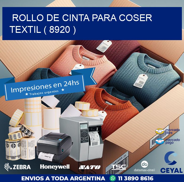 ROLLO DE CINTA PARA COSER TEXTIL ( 8920 )