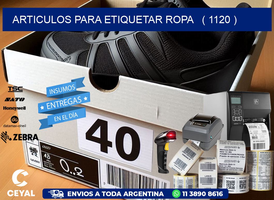 articulos para etiquetar ropa   ( 1120 )