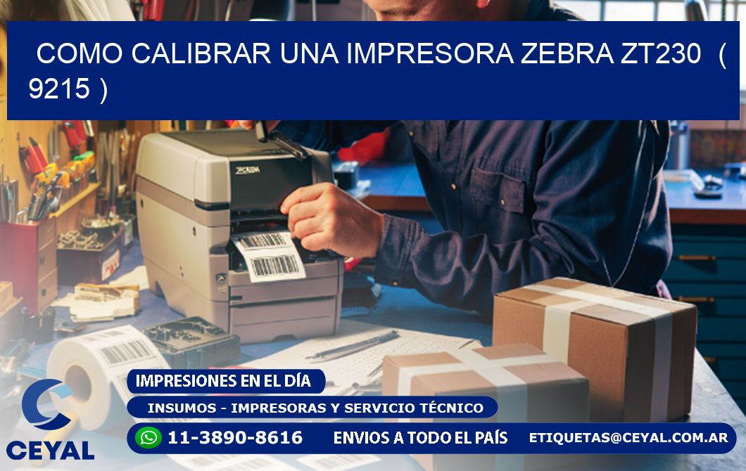como calibrar una impresora zebra zt230  ( 9215 )