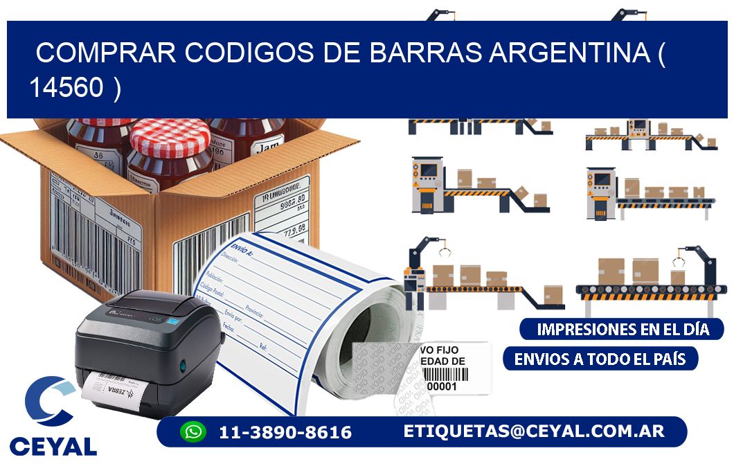 comprar codigos de barras argentina ( 14560 )