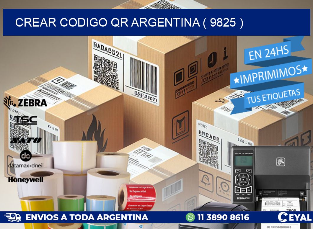 crear codigo qr argentina ( 9825 )