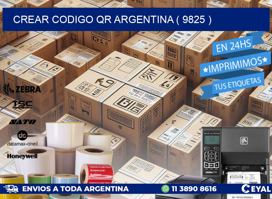 crear codigo qr argentina ( 9825 )