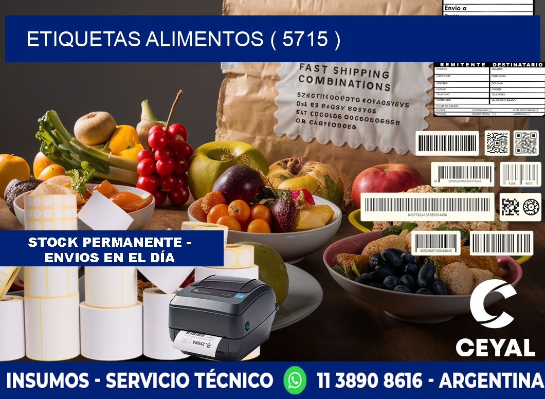 etiquetas alimentos ( 5715 )