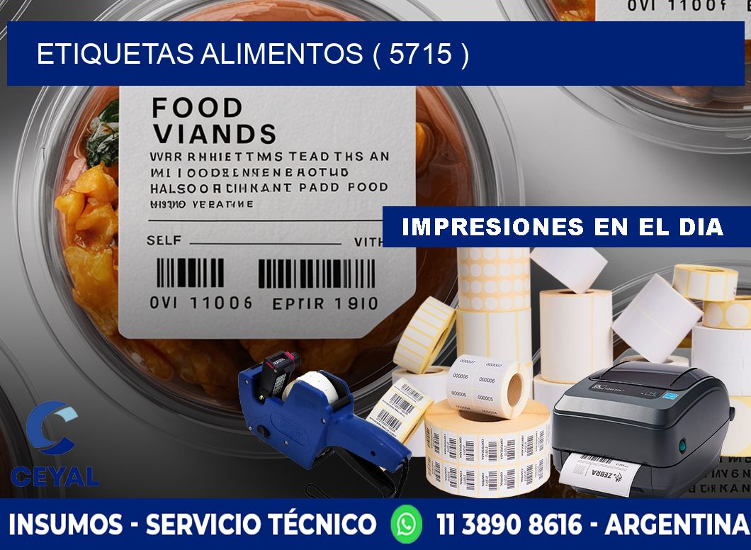 etiquetas alimentos ( 5715 )
