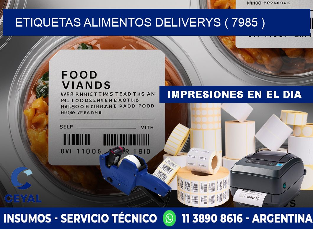 etiquetas alimentos deliverys ( 7985 )