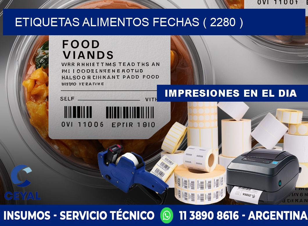etiquetas alimentos fechas ( 2280 )