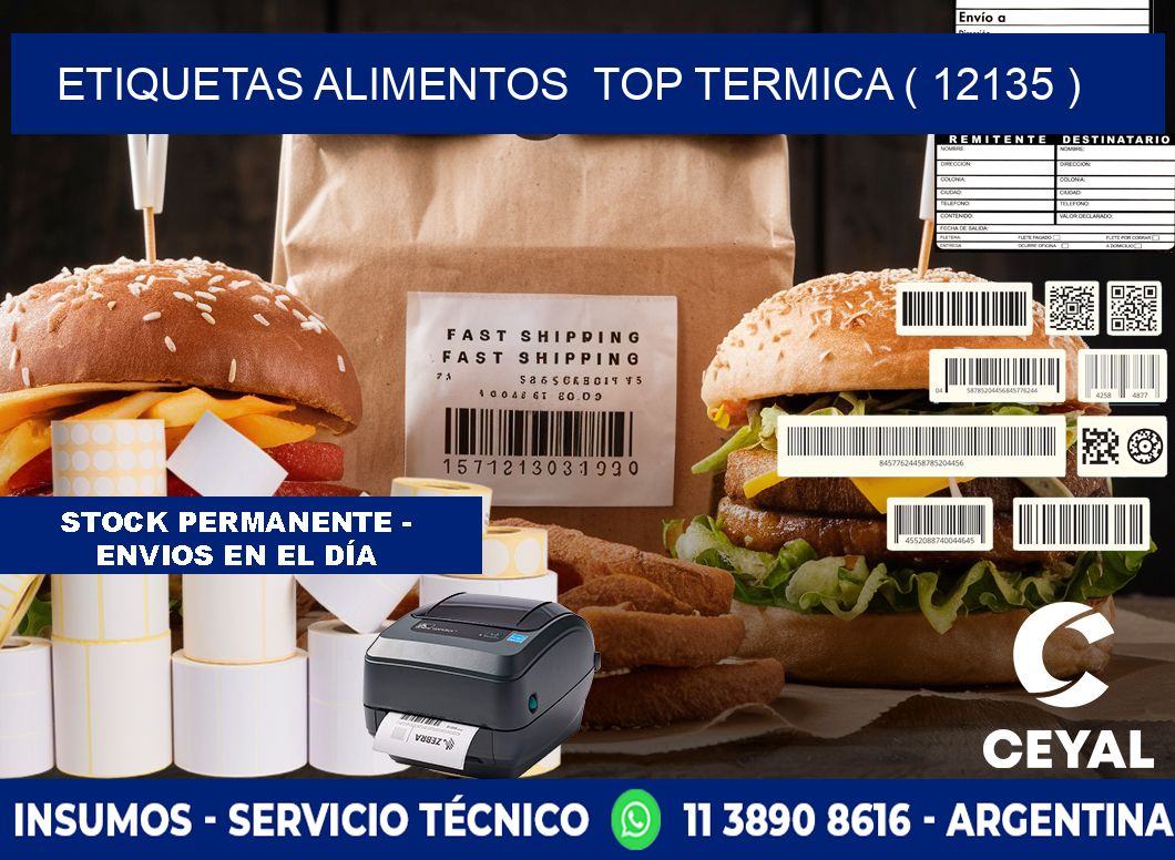 etiquetas alimentos  top termica ( 12135 )