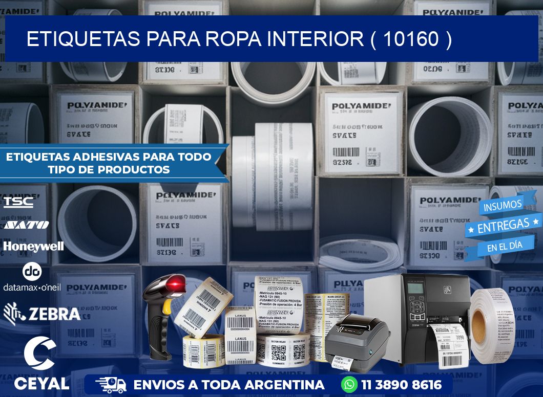 etiquetas para ropa interior ( 10160 )