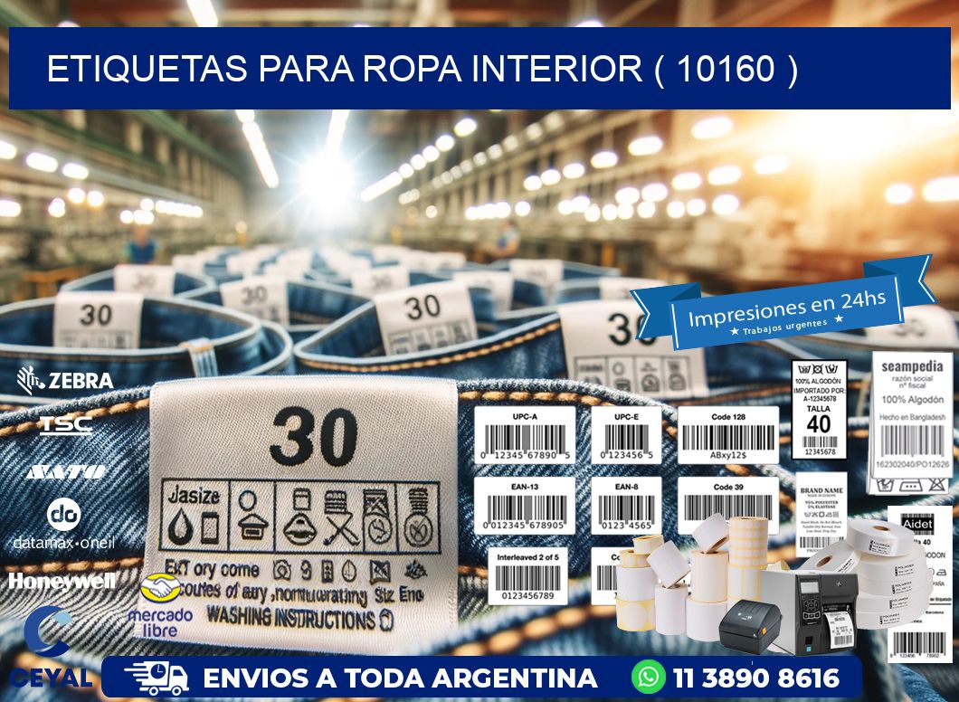 etiquetas para ropa interior ( 10160 )