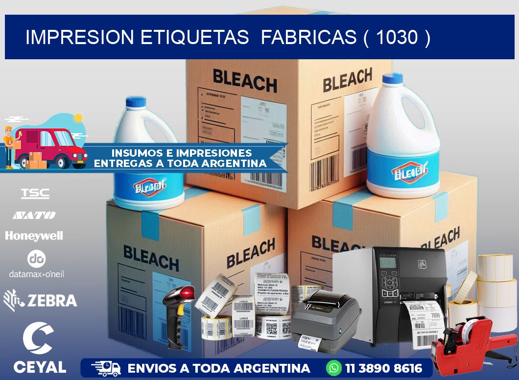 impresion etiquetas  fabricas ( 1030 )