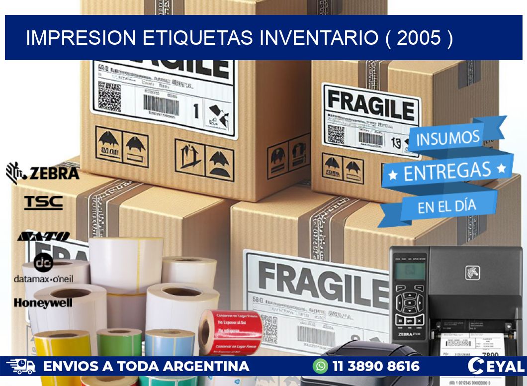 impresion etiquetas inventario ( 2005 )