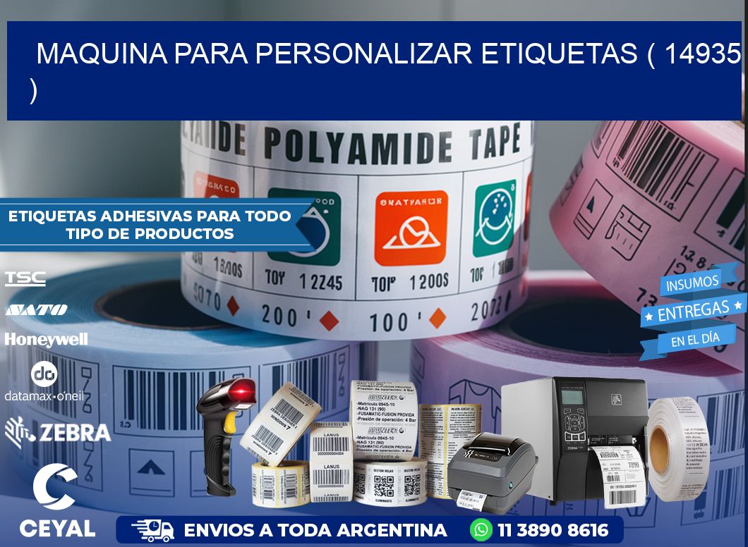 maquina para personalizar etiquetas ( 14935 )