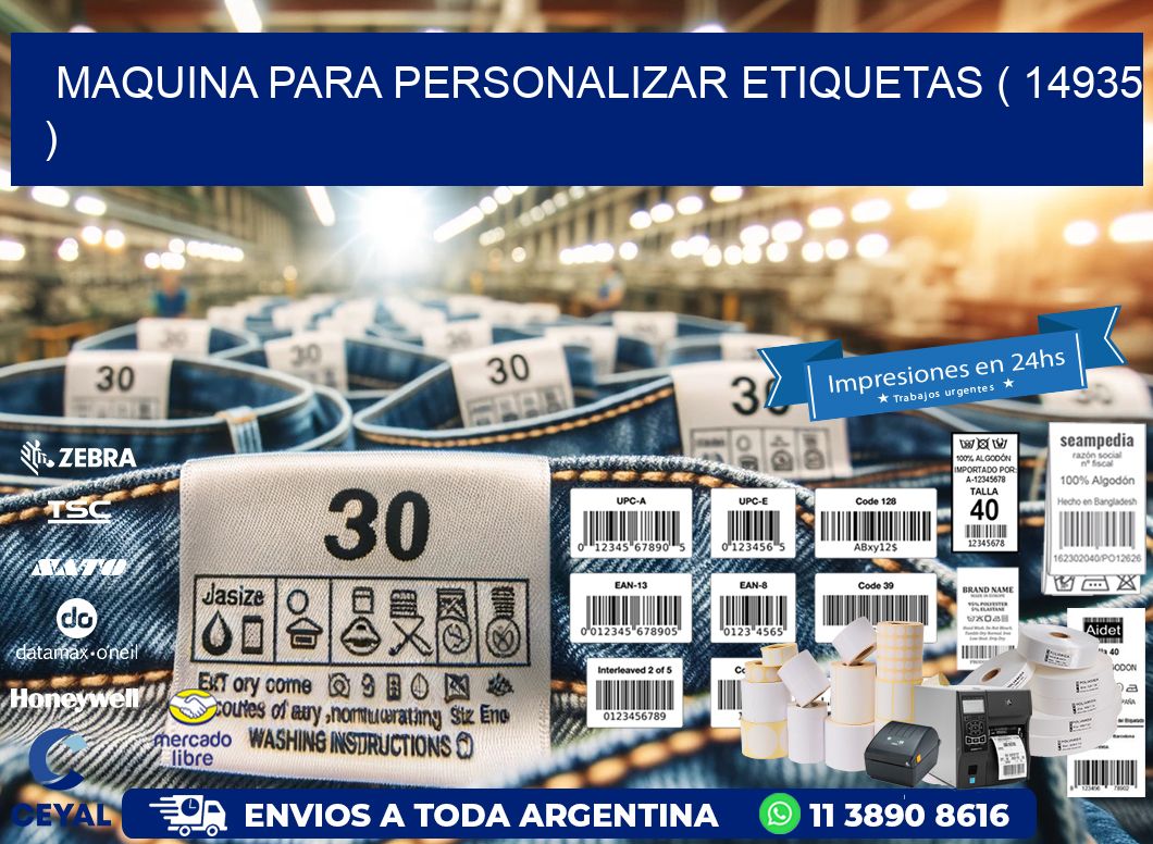 maquina para personalizar etiquetas ( 14935 )