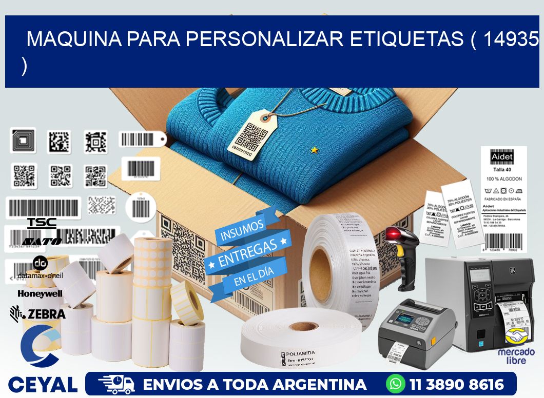 maquina para personalizar etiquetas ( 14935 )