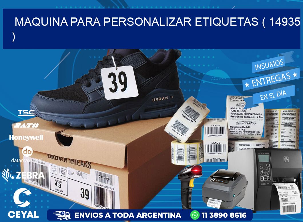 maquina para personalizar etiquetas ( 14935 )