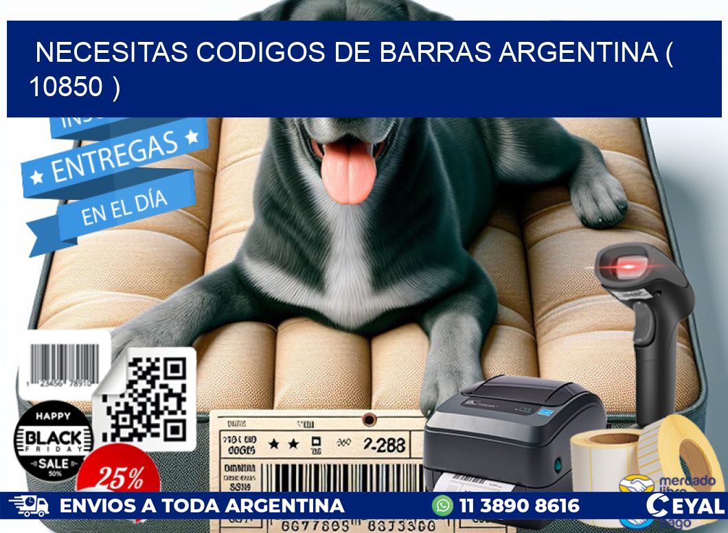 necesitas codigos de barras argentina ( 10850 )