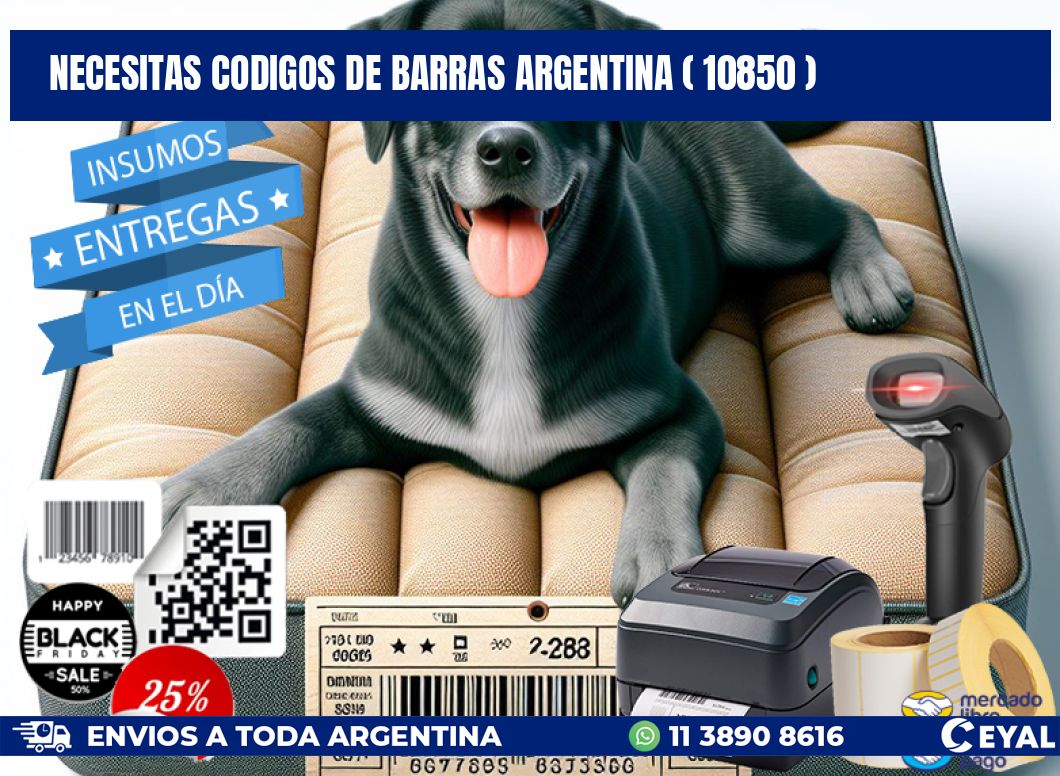 necesitas codigos de barras argentina ( 10850 )