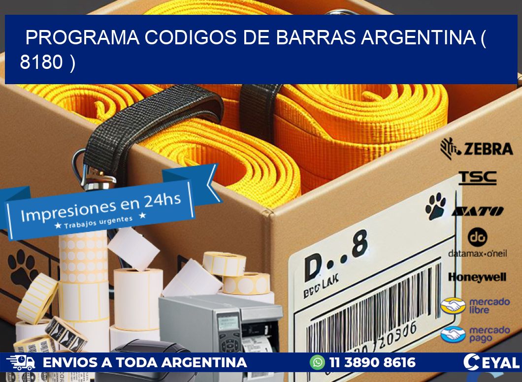 programa codigos de barras argentina ( 8180 )