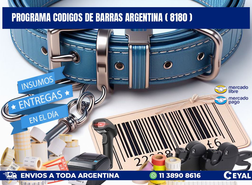 programa codigos de barras argentina ( 8180 )