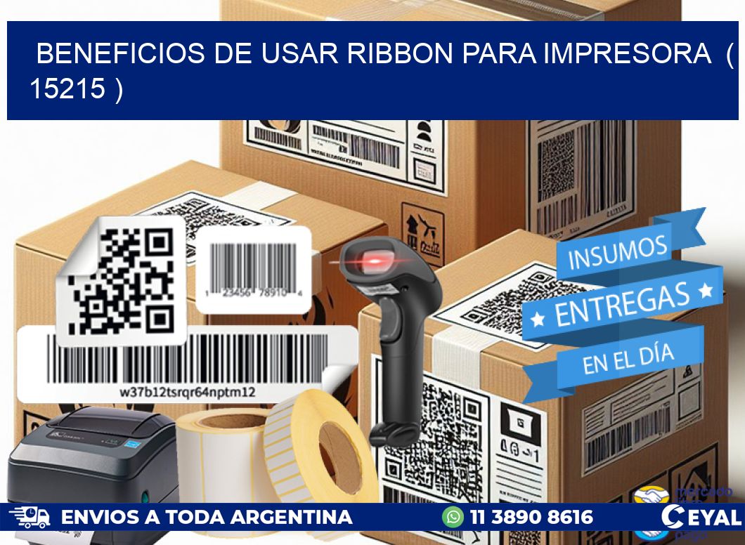 BENEFICIOS DE USAR RIBBON PARA IMPRESORA  ( 15215 )