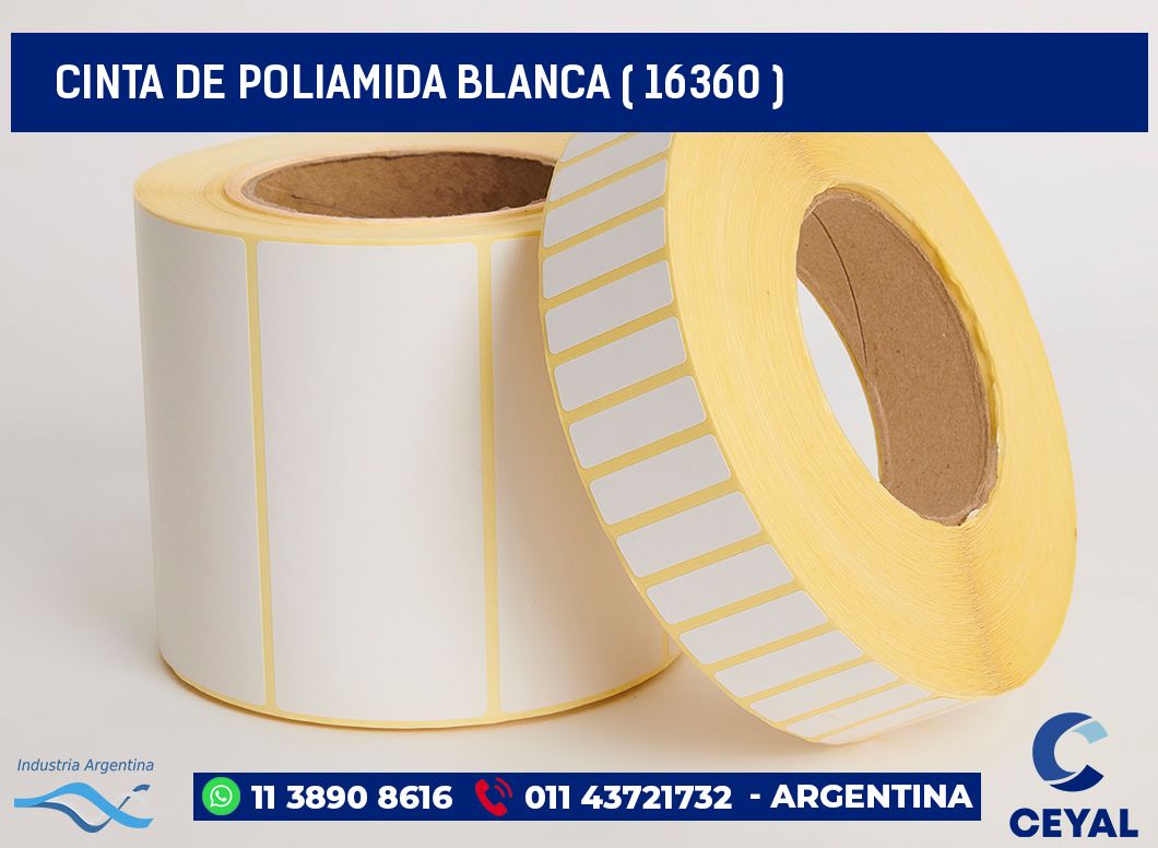 CINTA DE POLIAMIDA BLANCA ( 16360 )