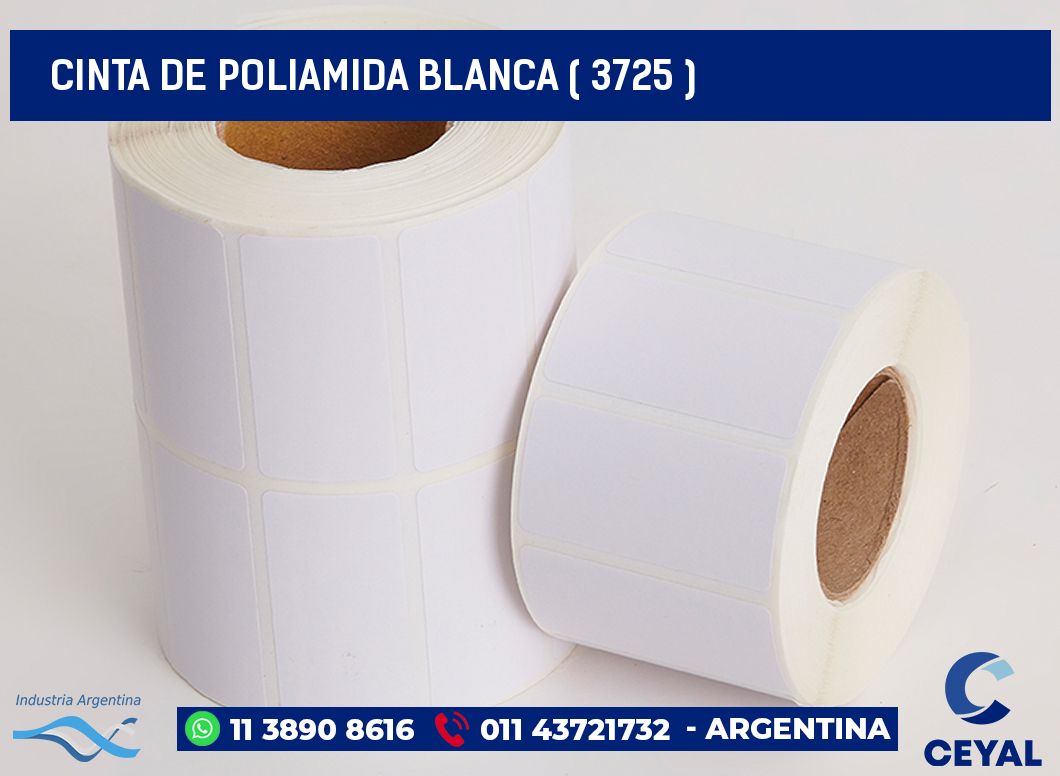 CINTA DE POLIAMIDA BLANCA ( 3725 )