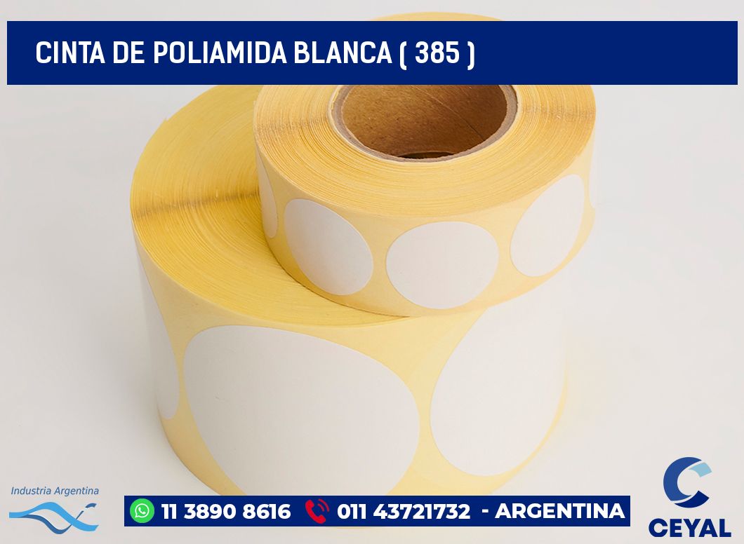 CINTA DE POLIAMIDA BLANCA ( 385 )
