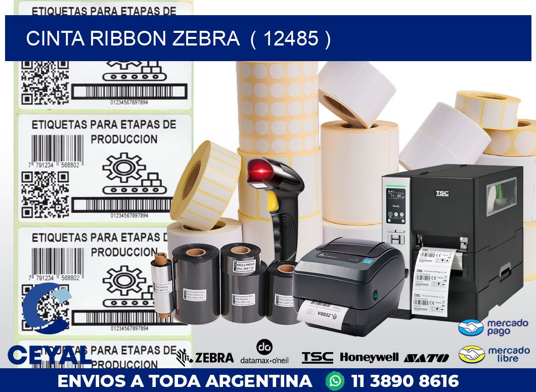 CINTA RIBBON ZEBRA  ( 12485 )