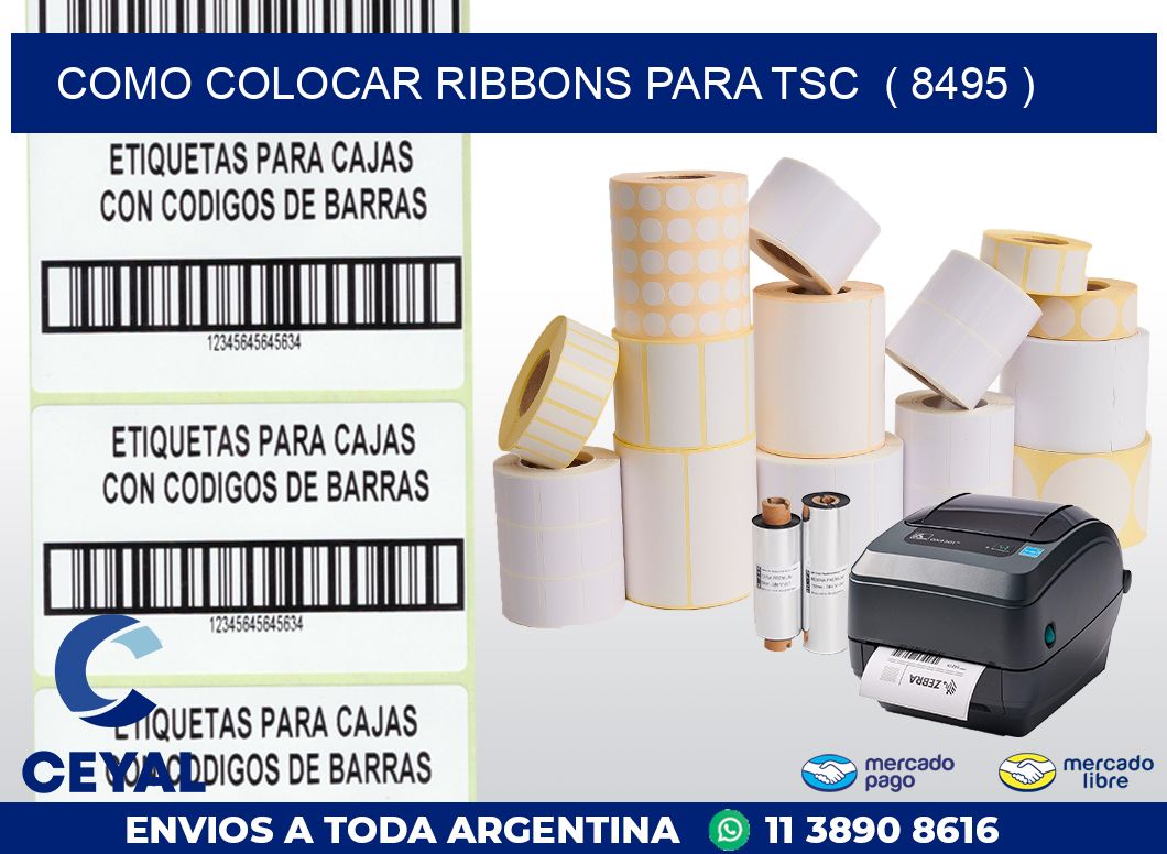 COMO COLOCAR RIBBONS PARA TSC  ( 8495 )