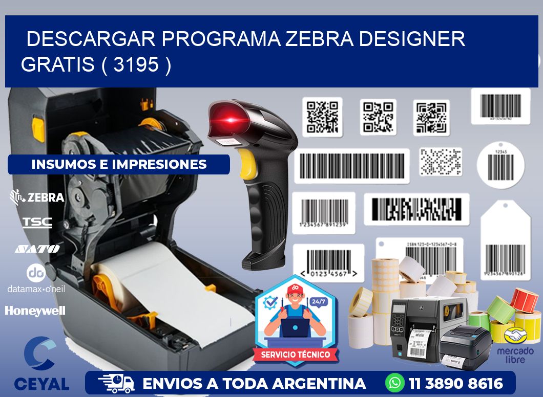 DESCARGAR PROGRAMA ZEBRA DESIGNER GRATIS ( 3195 )