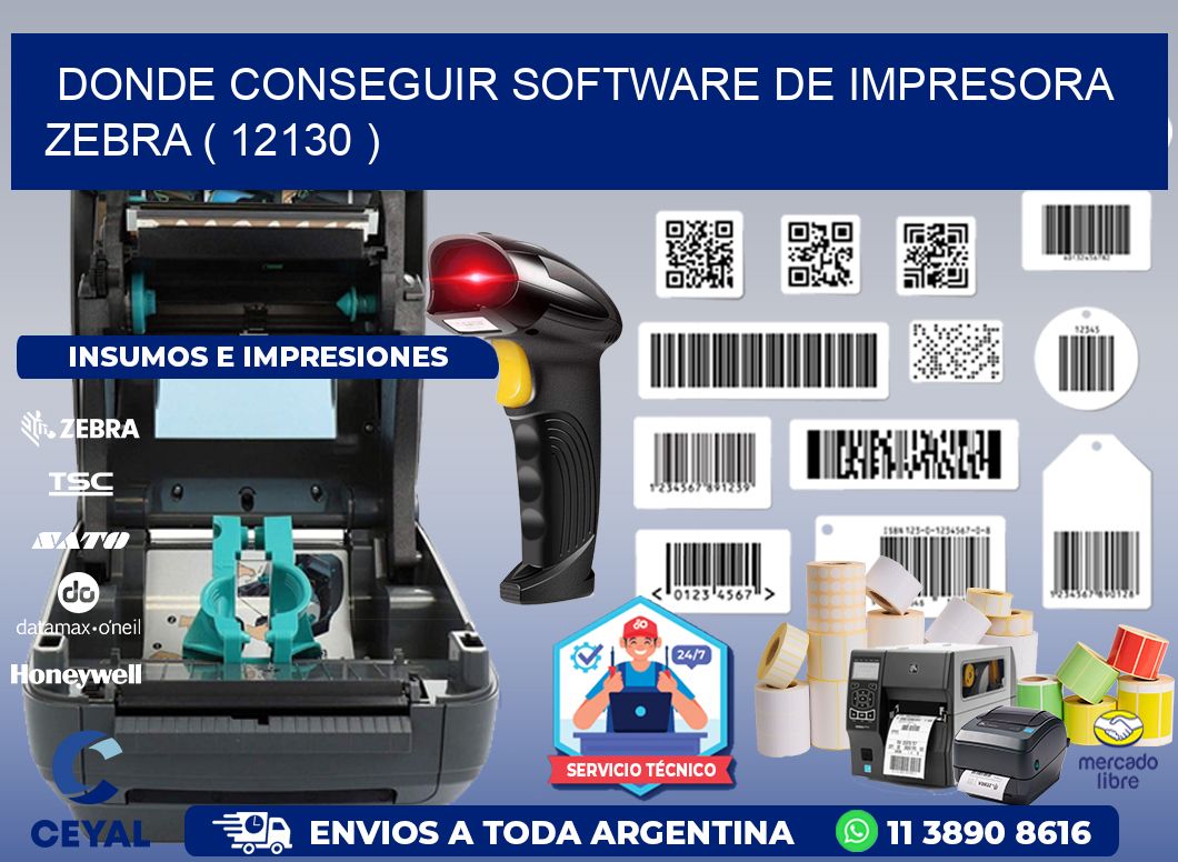 DONDE CONSEGUIR SOFTWARE DE IMPRESORA ZEBRA ( 12130 )