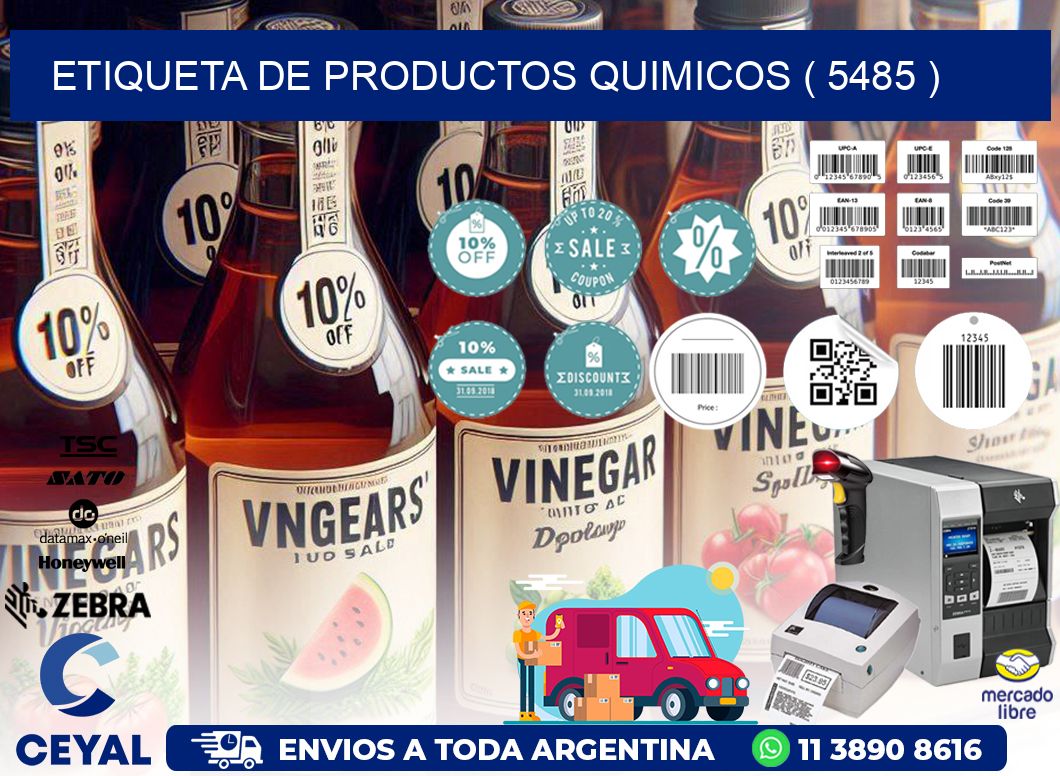 ETIQUETA DE PRODUCTOS QUIMICOS ( 5485 )